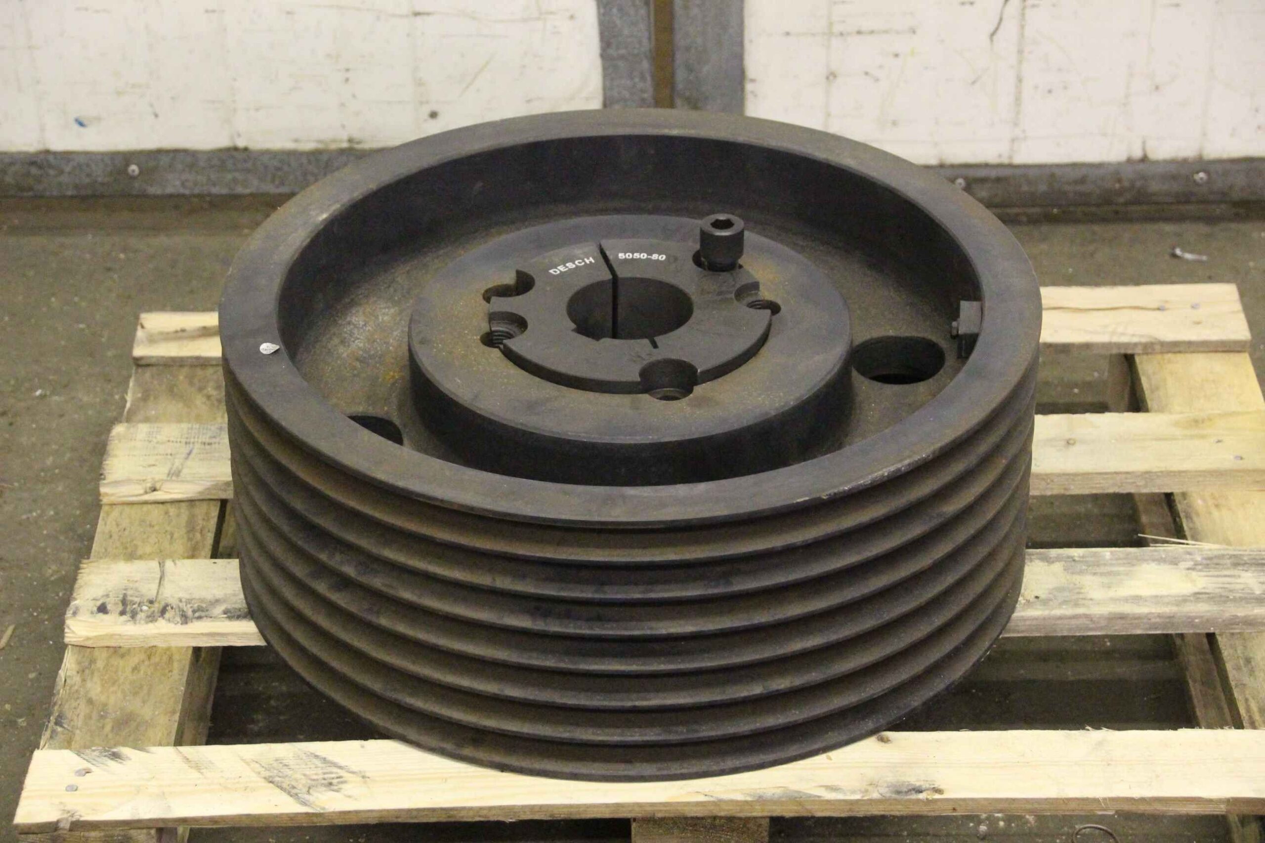 Keilriemenscheibe 7 rillig von Guss - SPC 510-7 (22 mm) – Bild 3