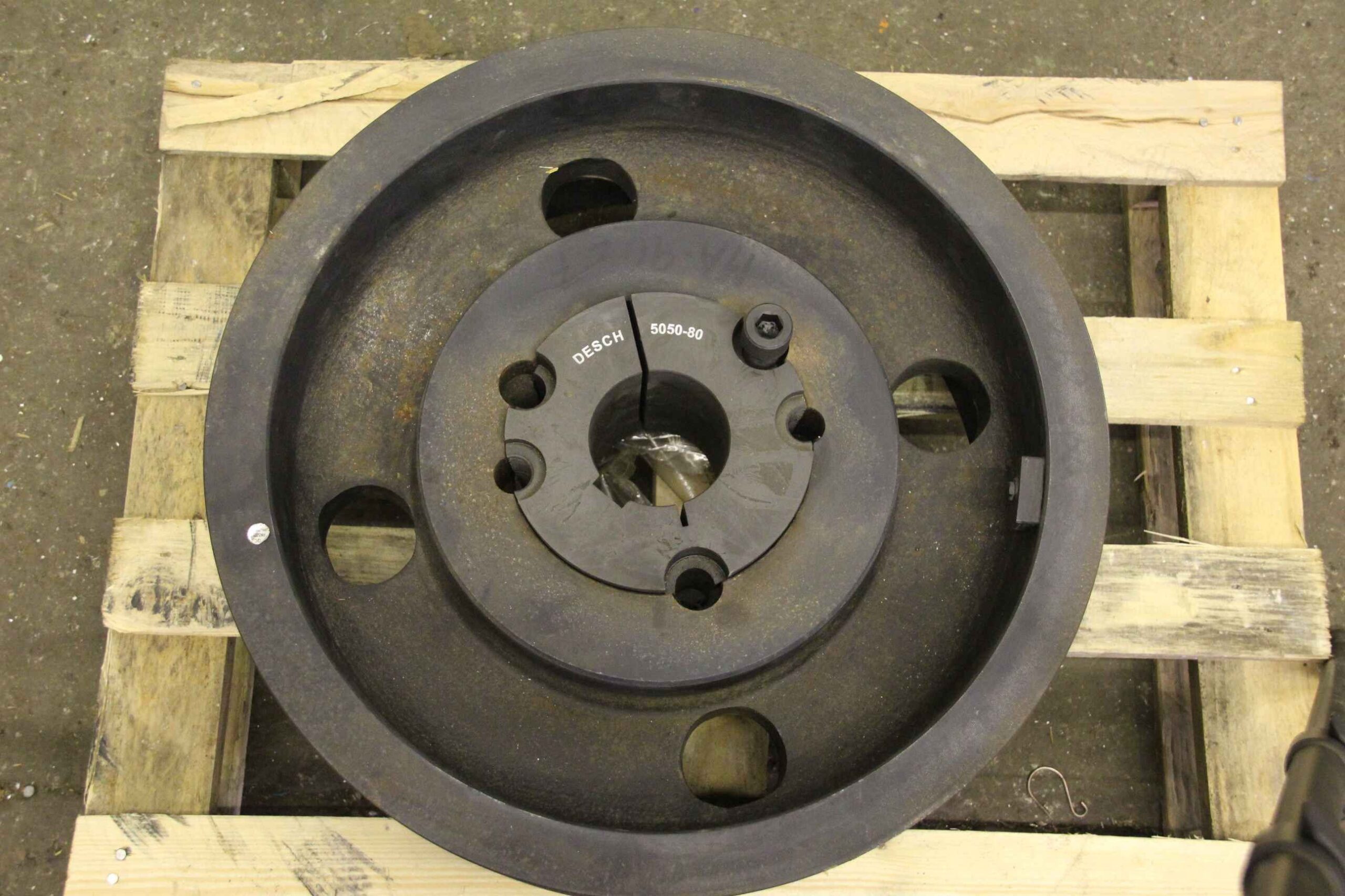 Keilriemenscheibe 7 rillig von Guss - SPC 510-7 (22 mm) – Bild 4