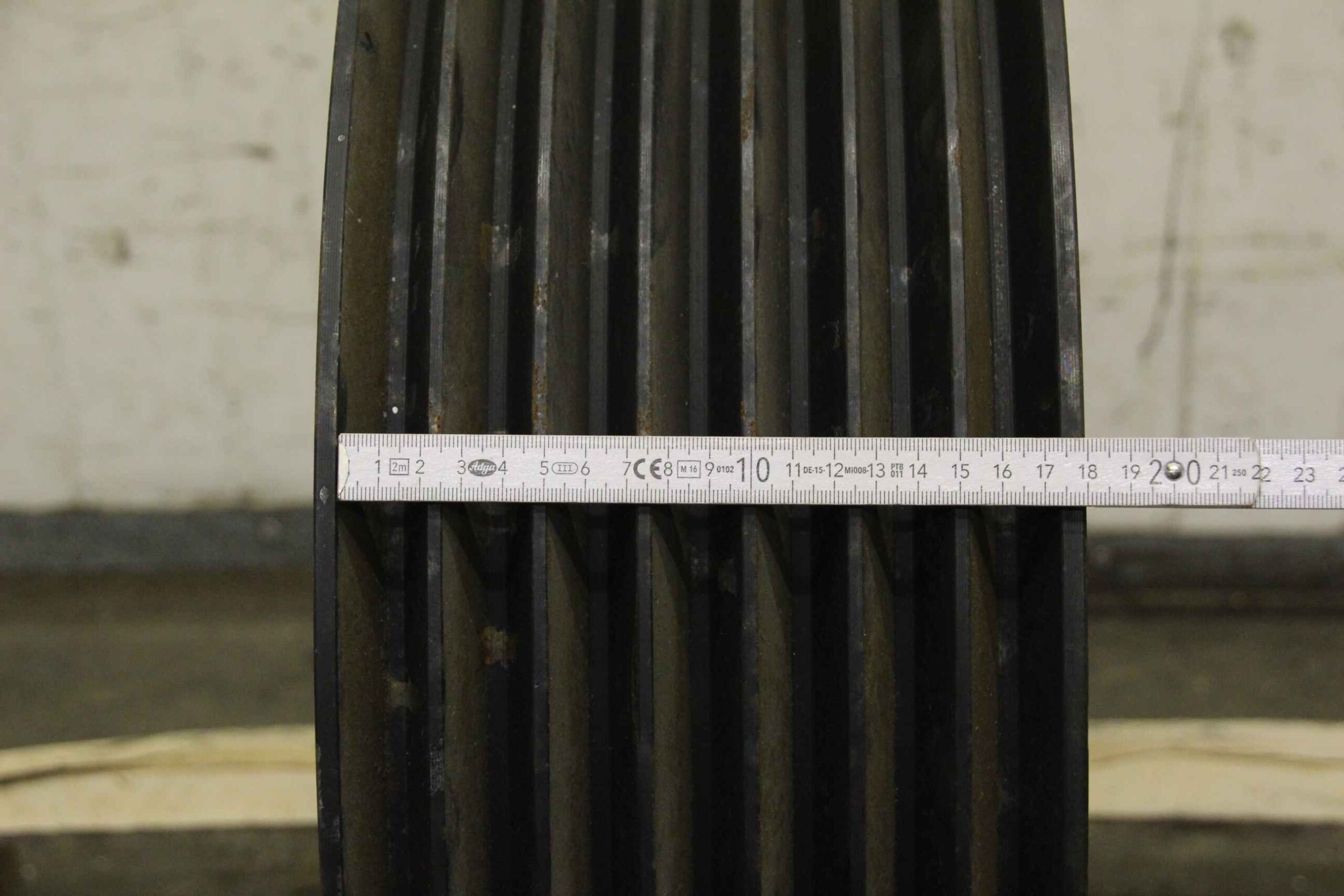 Keilriemenscheibe 7 rillig von Guss - SPC 510-7 (22 mm) – Bild 6