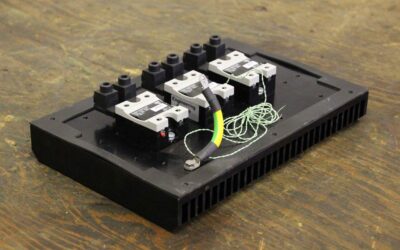 Alternative view of Halbleiterrelais 3 Stück mit Kühlkörper von Gavazzi - RAM1A69D100