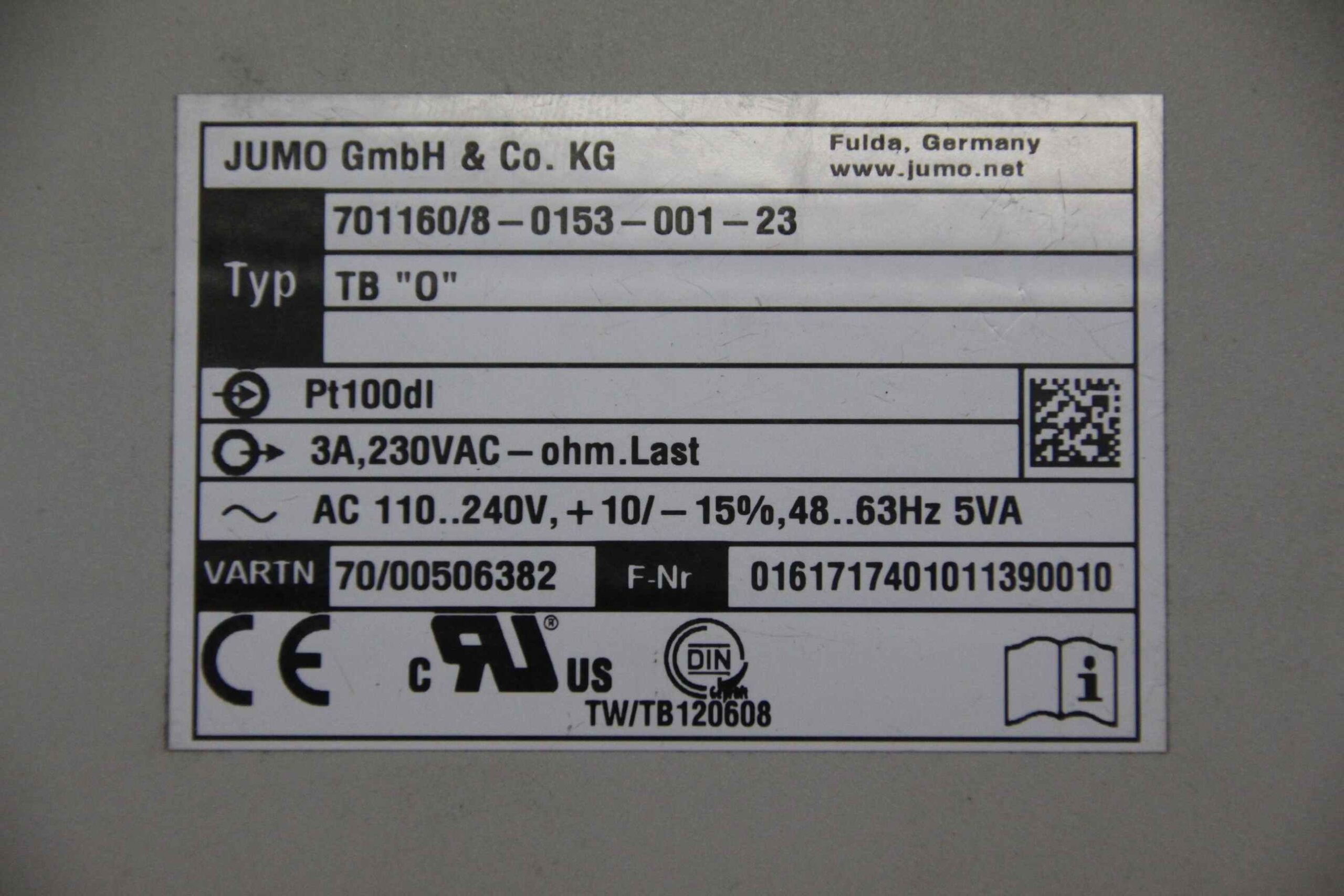 Temperaturbegrenzer von Jumo - TB "0" – Bild 4