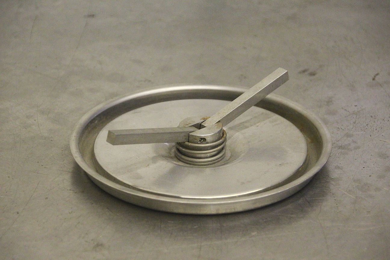 Verschlußdeckel von Edelstahl - Durchmesser 167 mm – Bild 2