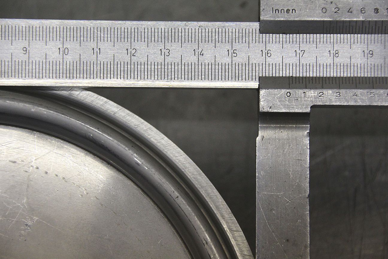 Verschlußdeckel von Edelstahl - Durchmesser 167 mm – Bild 5