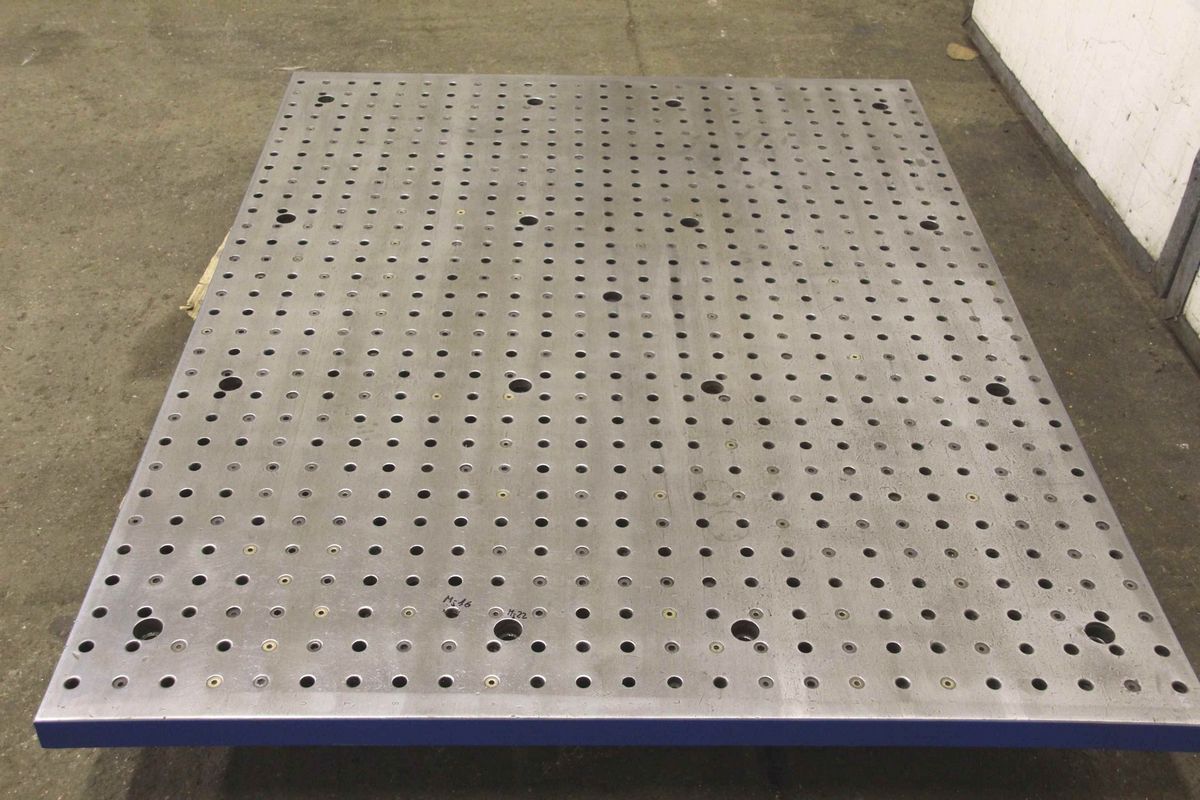 Aufspannplatte mit Gewindebohrung von unbekannt - 1250/1595/H47 mm – Bild 4