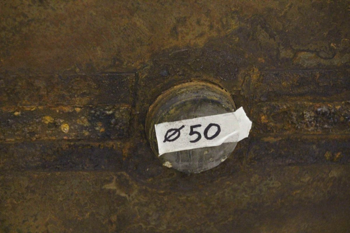 Aufspannplatte mit Gewindebohrung von unbekannt - 1250/1595/H47 mm – Bild 7