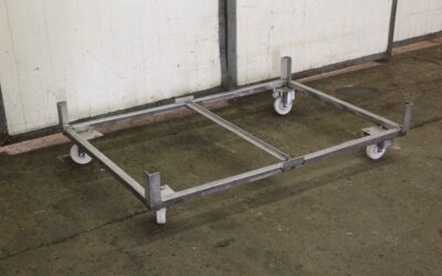 Alternative view of Transportwagen von Edelstahl - 1218/817/H260 mm "VA"