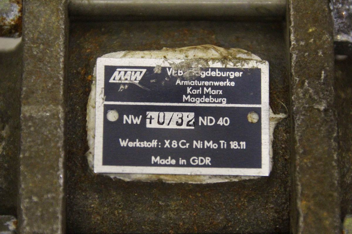 Absperrschieber mit Ventilantrieb pneumatisch von VEB MAW - NW40/32 ND 40 LDA 309-1 – Bild 4
