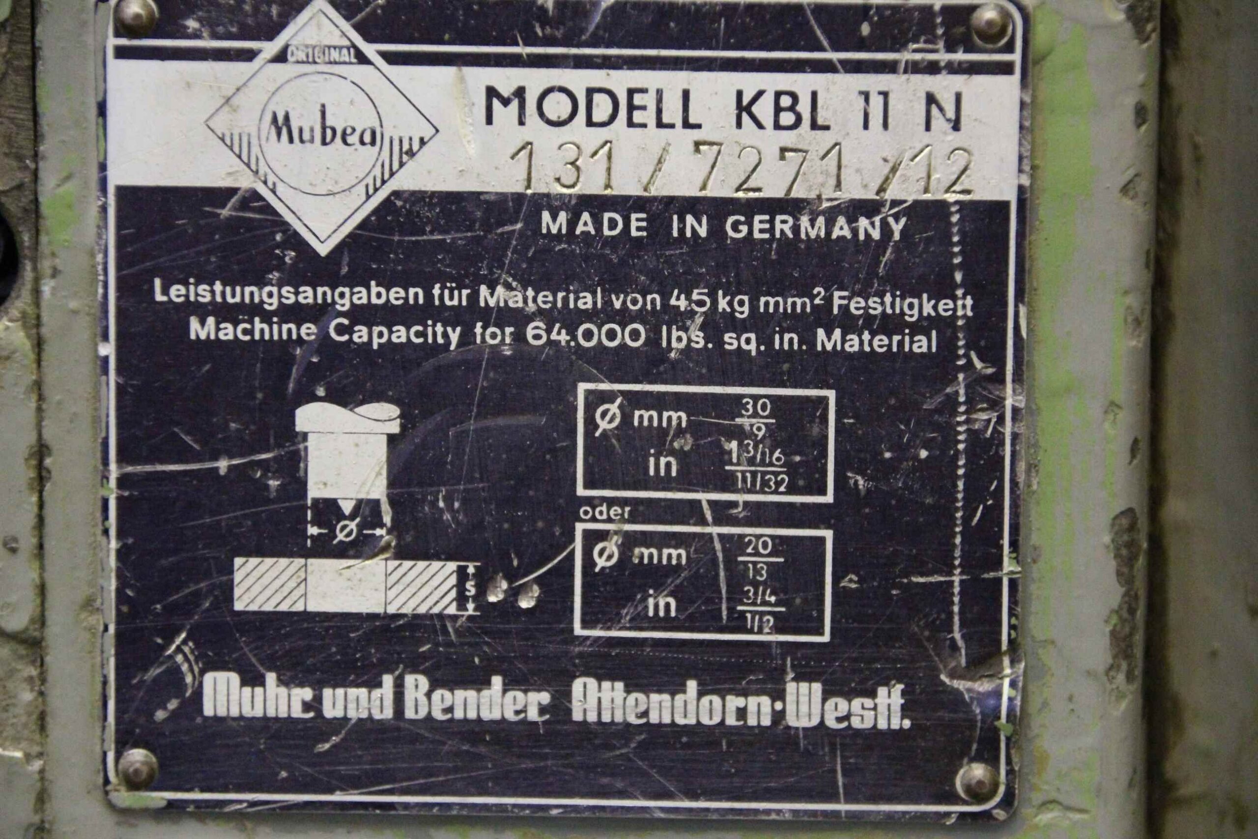 Profilstahlschere Stanze, 5-fach kombiniert von Mubea - KBL 11 N – Bild 6