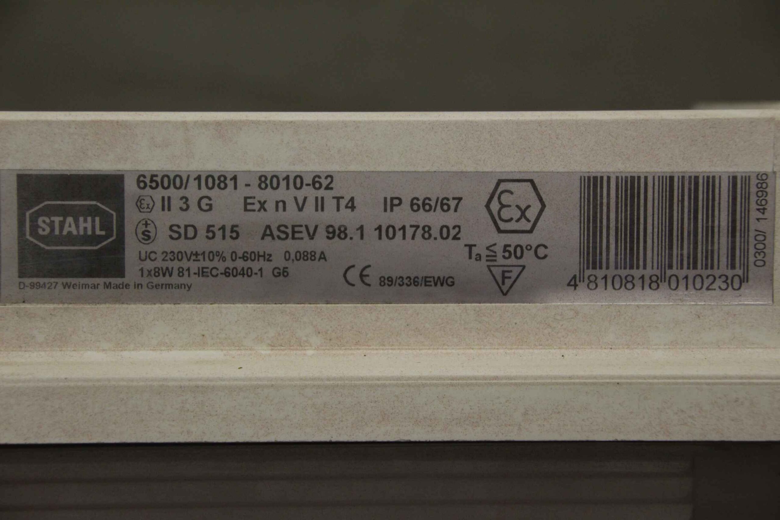 Kompaktleuchte Notlichtleuchte von Stahl - C-LUX 6500/1081 – Bild 4