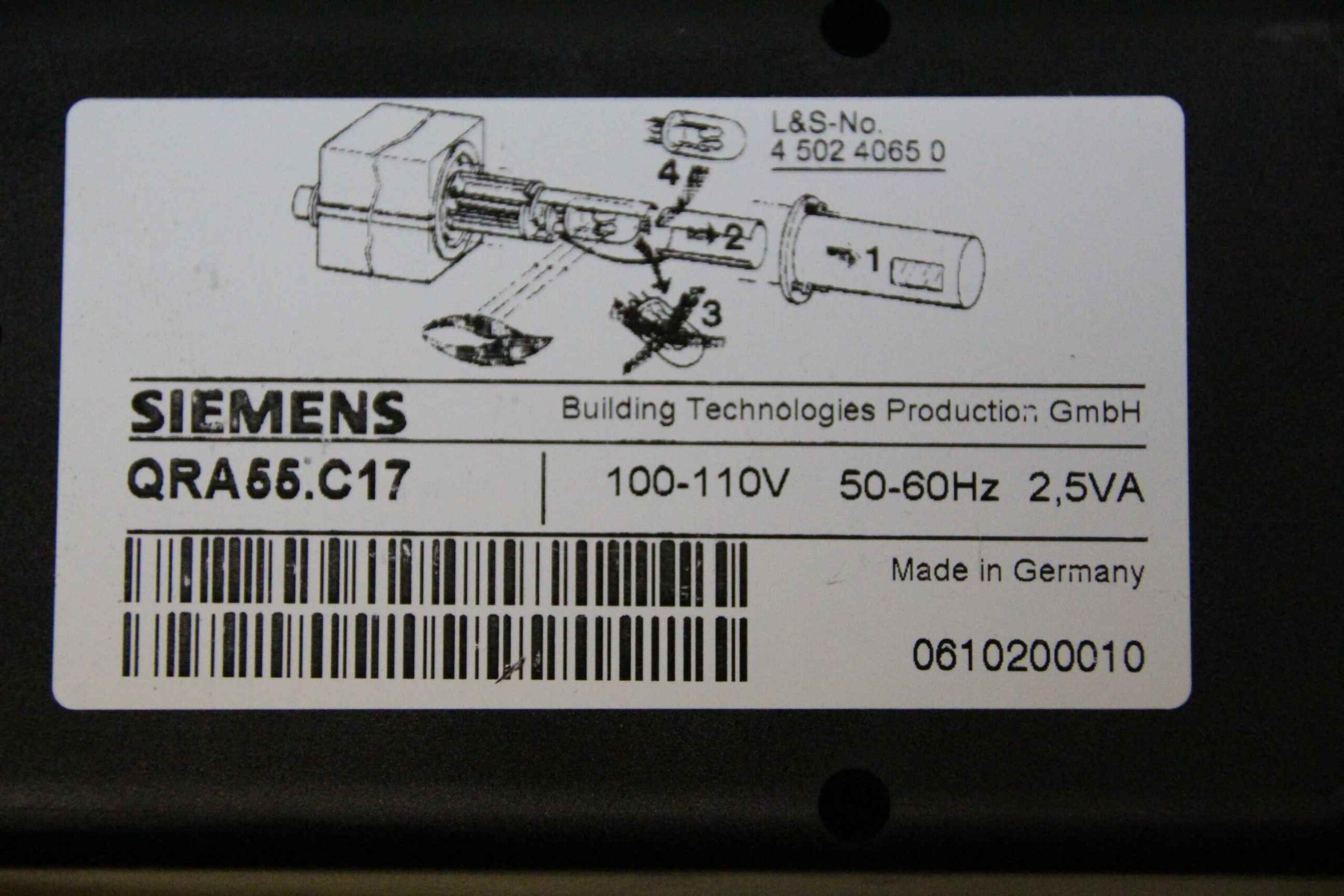 Infrarot- Flammenfühler von Siemens - QRA55.C17 – Bild 4