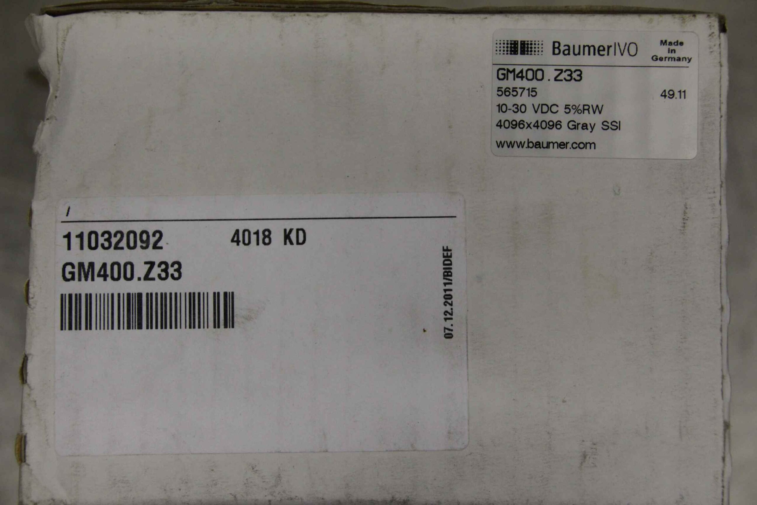 Drehgeber von Baumer - GM400.Z33 – Bild 11