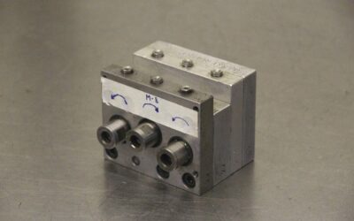 Mehrspindelkopf 3 Bohrer von H&T - 25 Lochabstand