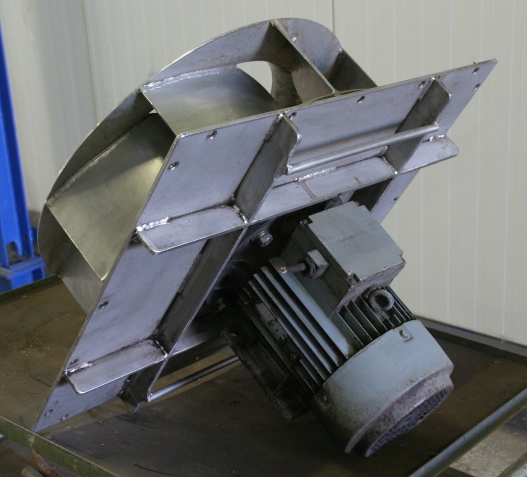 Druckgebläse 2,2 kW von Edelstahl - Lüfter 550 mm – Bild 3