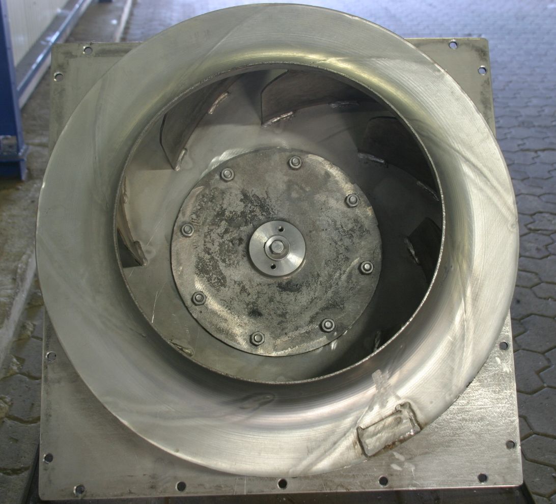 Druckgebläse 2,2 kW von Edelstahl - Lüfter 550 mm – Bild 4