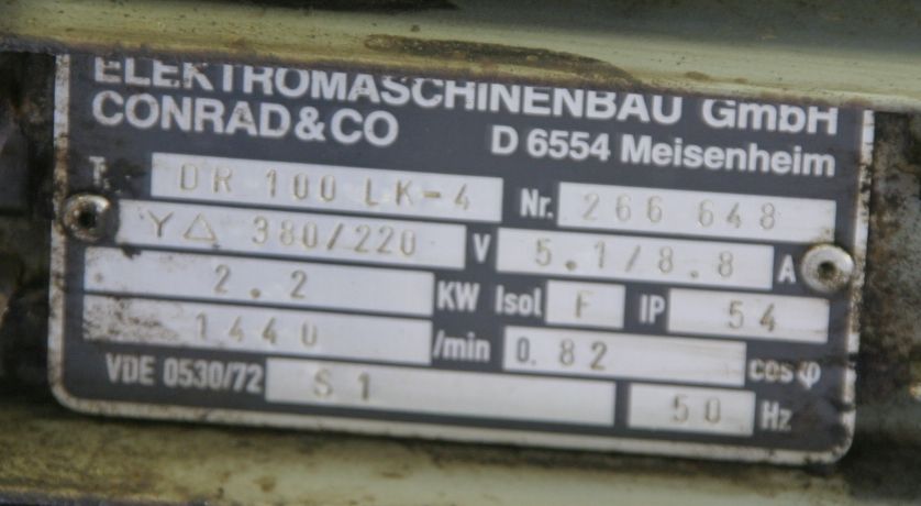 Druckgebläse 2,2 kW von Edelstahl - Lüfter 550 mm – Bild 5