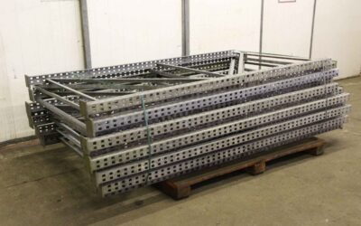 Alternative view of Palettenregal Ständer 12 Stück von unbekannt - Tiefe 1245 mm