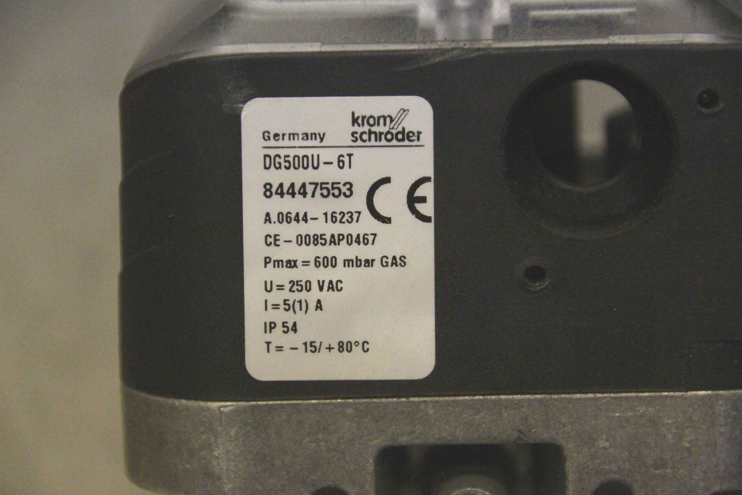 Druckwächter von Kromschröder - DG500U-6T – Bild 4