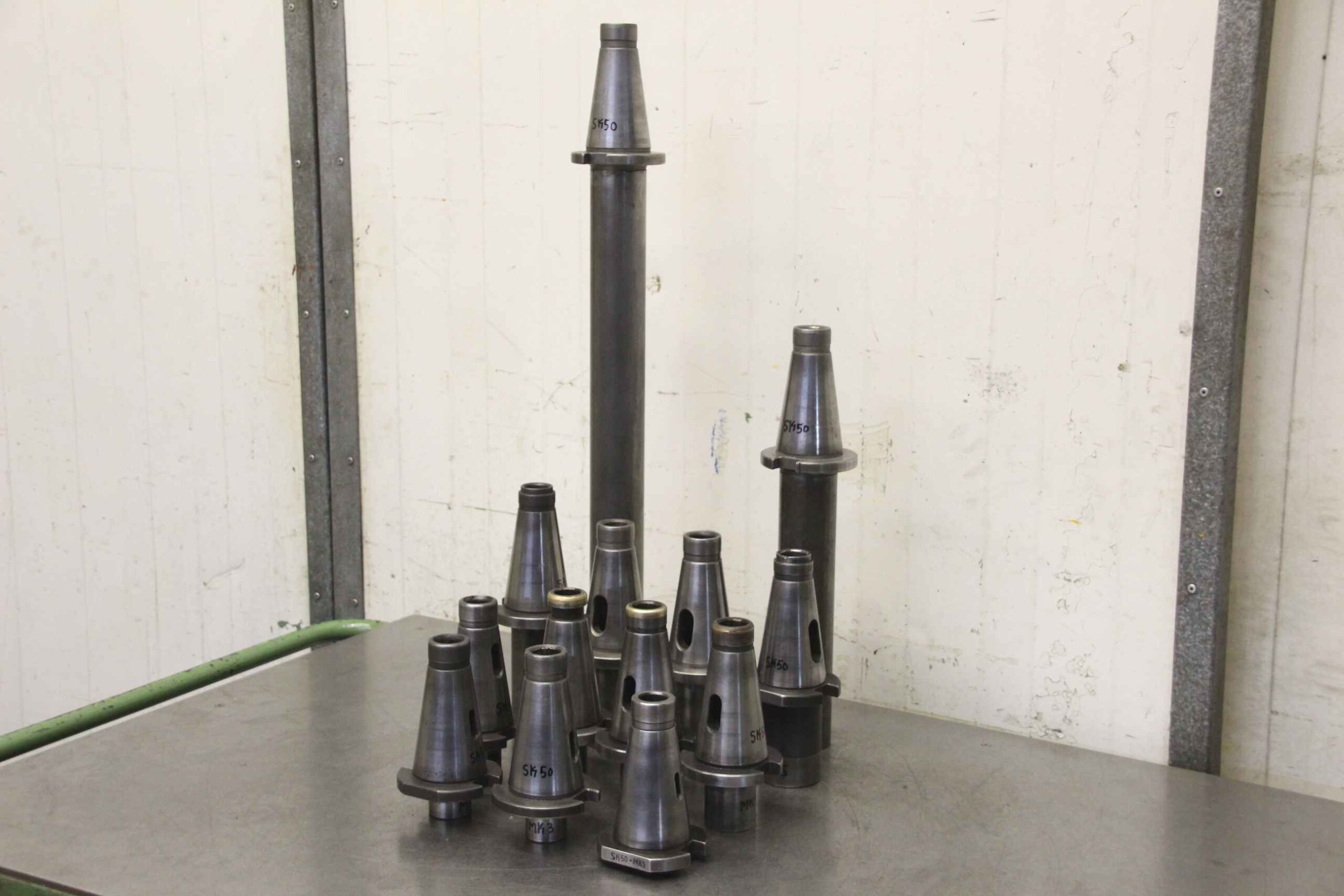 Fräsaufnahmen Adapter 13 Stück von unbekannt - Adapter SK50/MK2-MK5