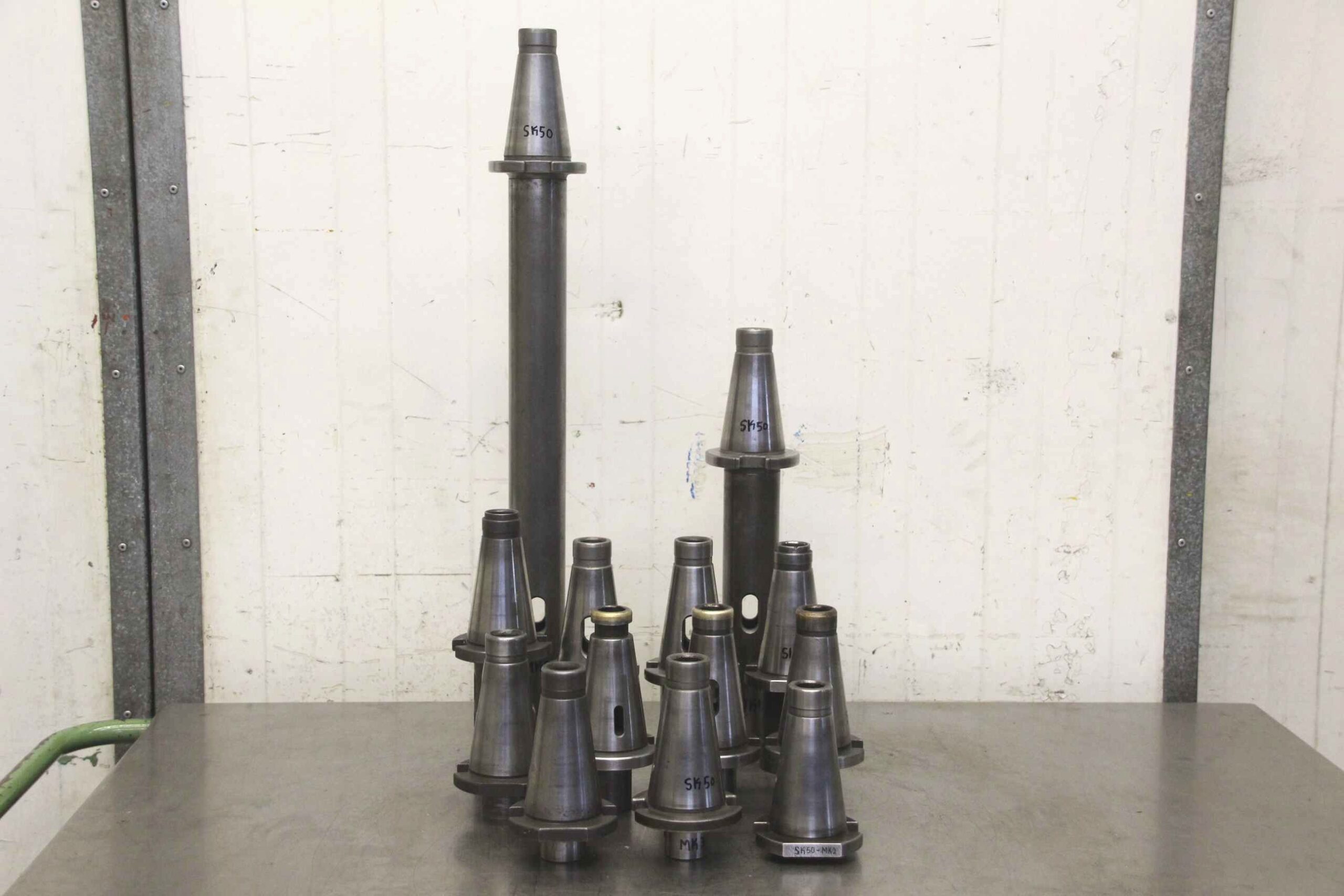 Fräsaufnahmen Adapter 13 Stück von unbekannt - Adapter SK50/MK2-MK5 – Bild 3