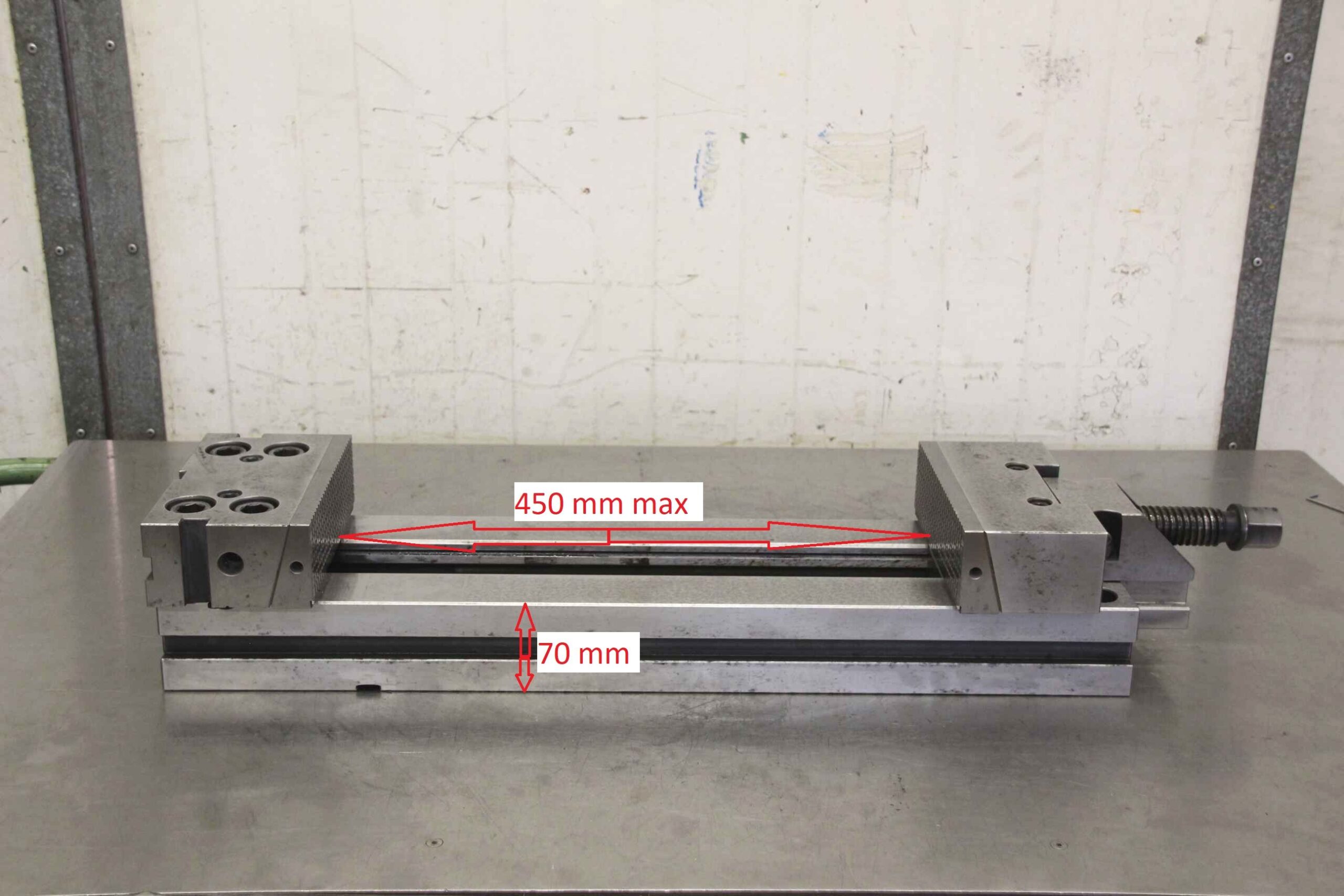 Maschinenschraubstock von Gerardi - Spannweite 450 mm – Bild 5