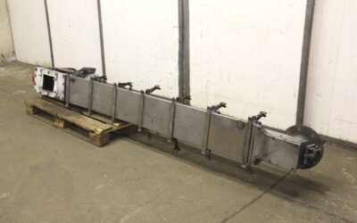 Alternative view of Förderschnecke Edelstahl von Waeschle - DST 150  2960/300/H600 mm