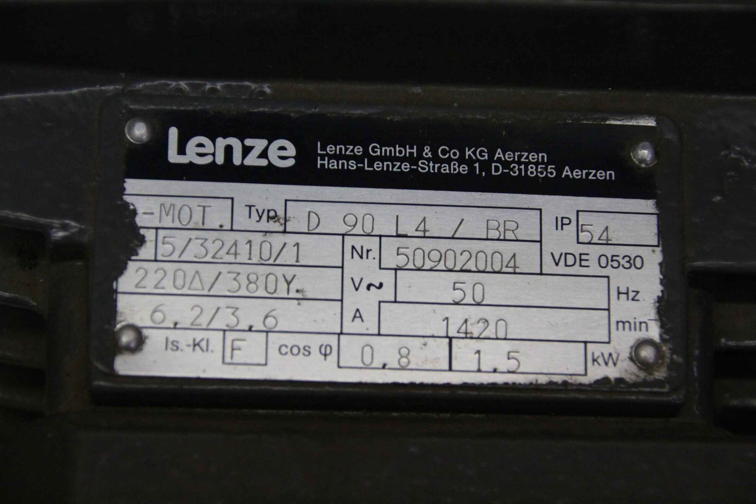 Getriebemotor 1,5 kW 710 U/min von Lenze - MK 2 i 2,0 BA 10 – Bild 4