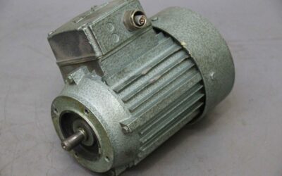 Elektromotor 0,18/0,25 kW 1390/2820 U/min von ABM Baumüller - 3.DF 63 o-4/2