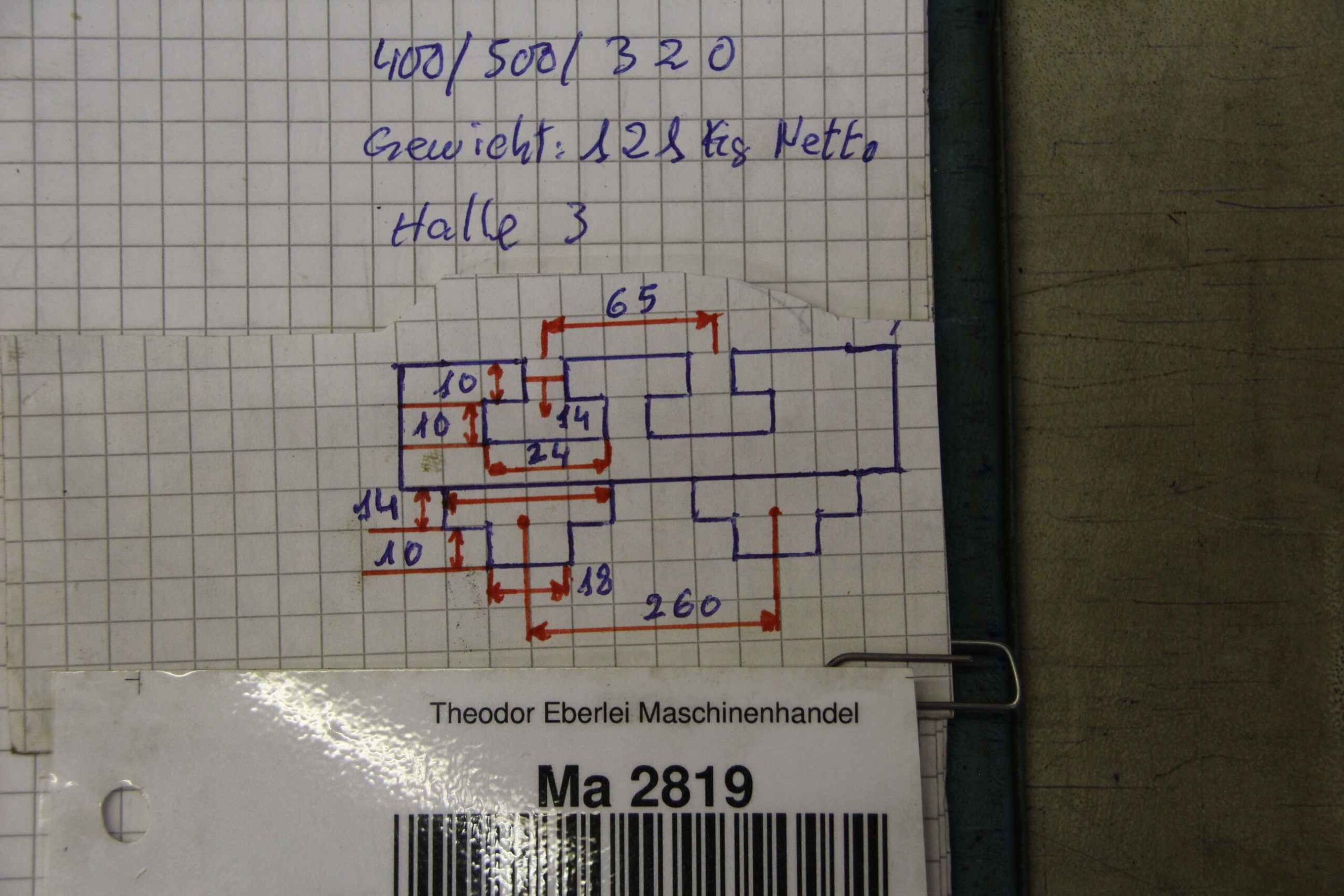 Aufspannplatte mit T Nut von unbekannt - 500 x 400 mm – Bild 7