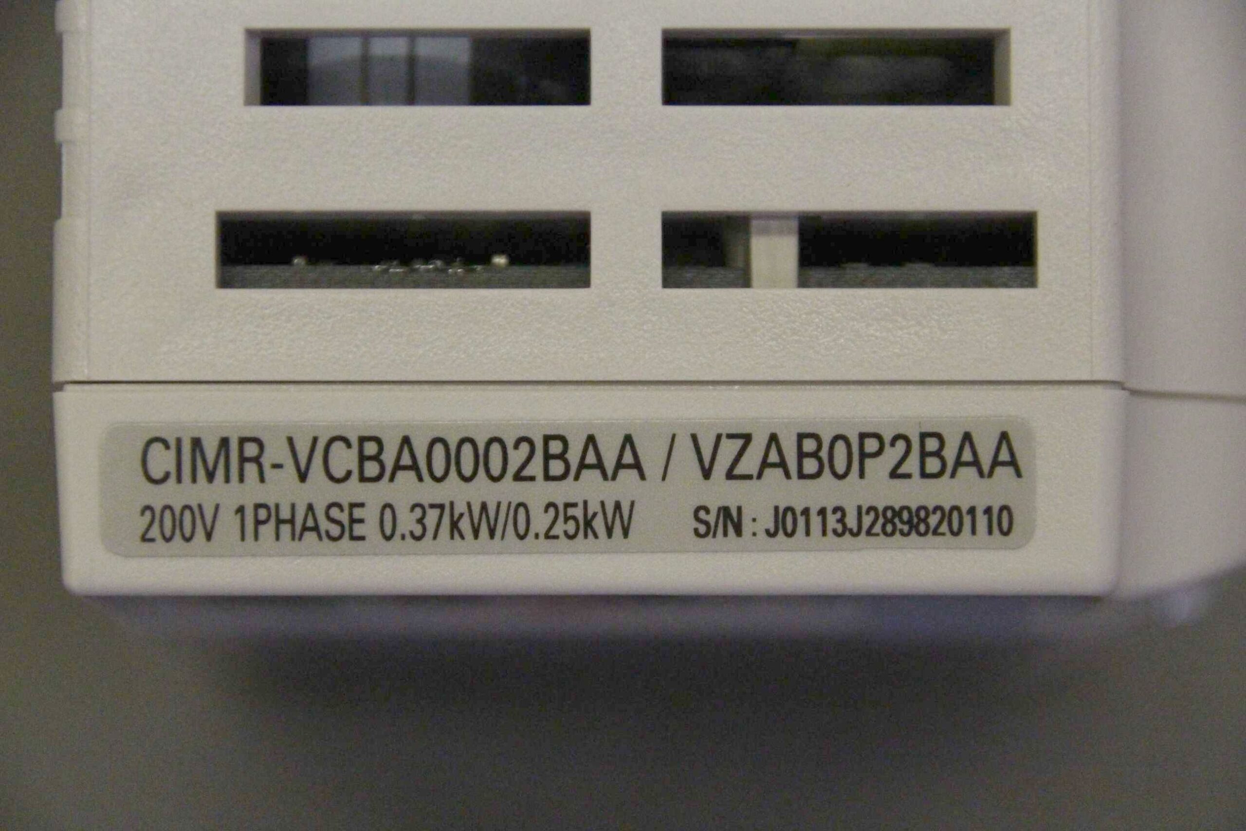 Servoregler von Yaskawa - CIMR-VCBA0002BAA VZAB0P2BAA – Bild 5