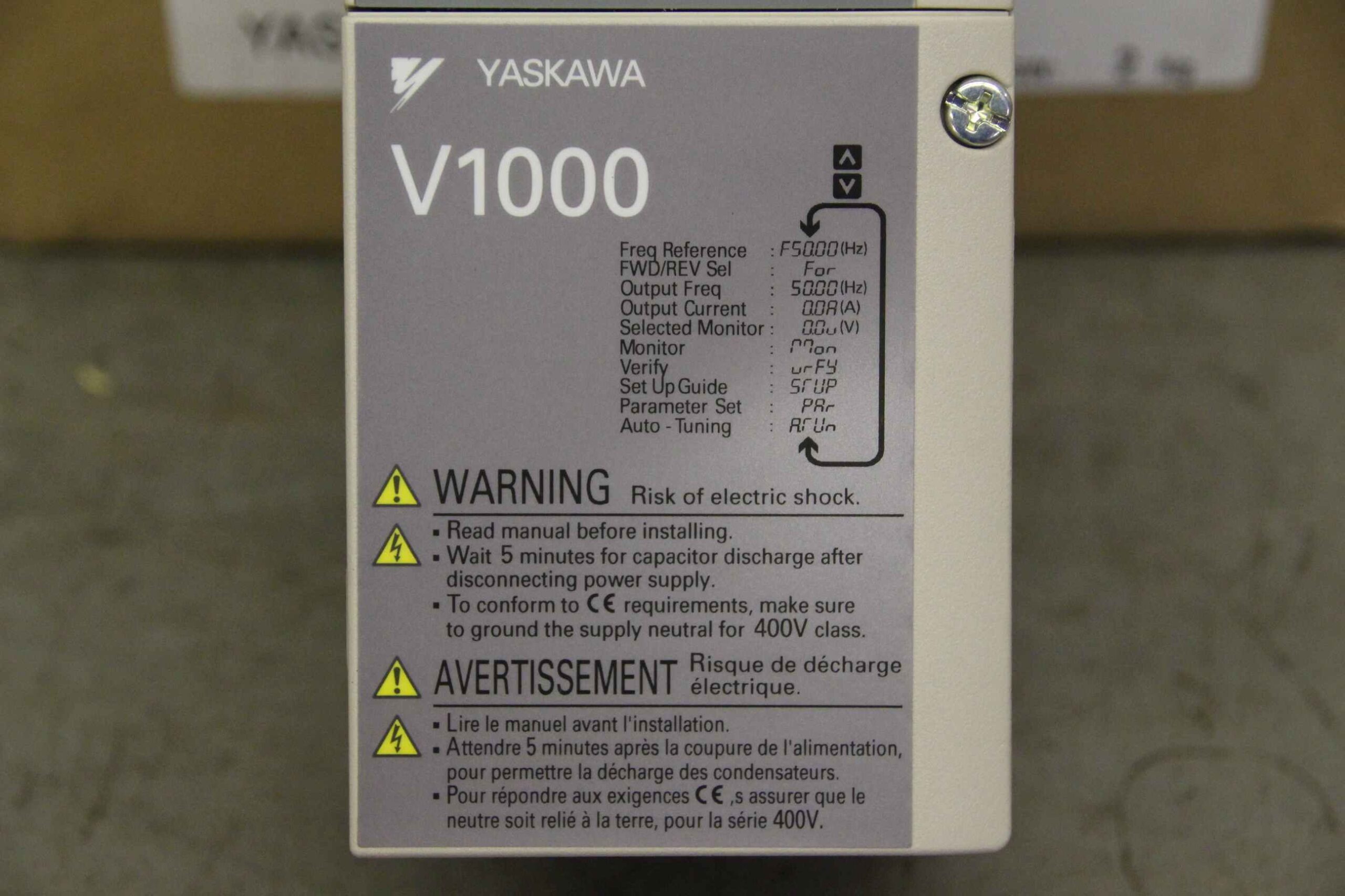 Servoregler von Yaskawa - CIMR-VCBA0002BAA VZAB0P2BAA – Bild 7