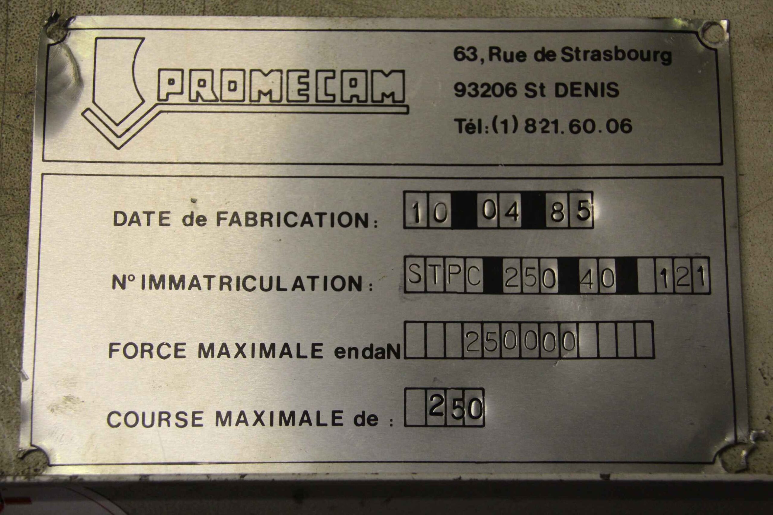 Konsole Abkantpresse 2 Stück von unbekannt Promecam - 515/300/H785 mm – Bild 10