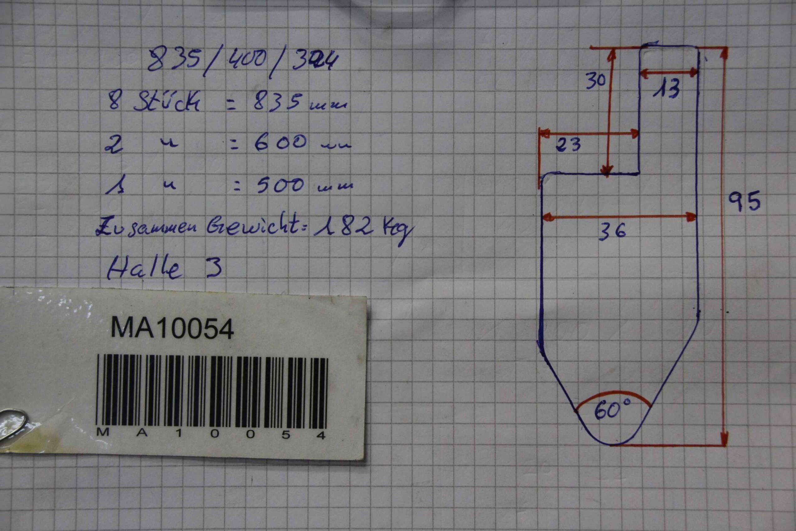 Abkantwerkzeug geteilt 7780 mm von Promecam - 95/36 mm 60° – Bild 9