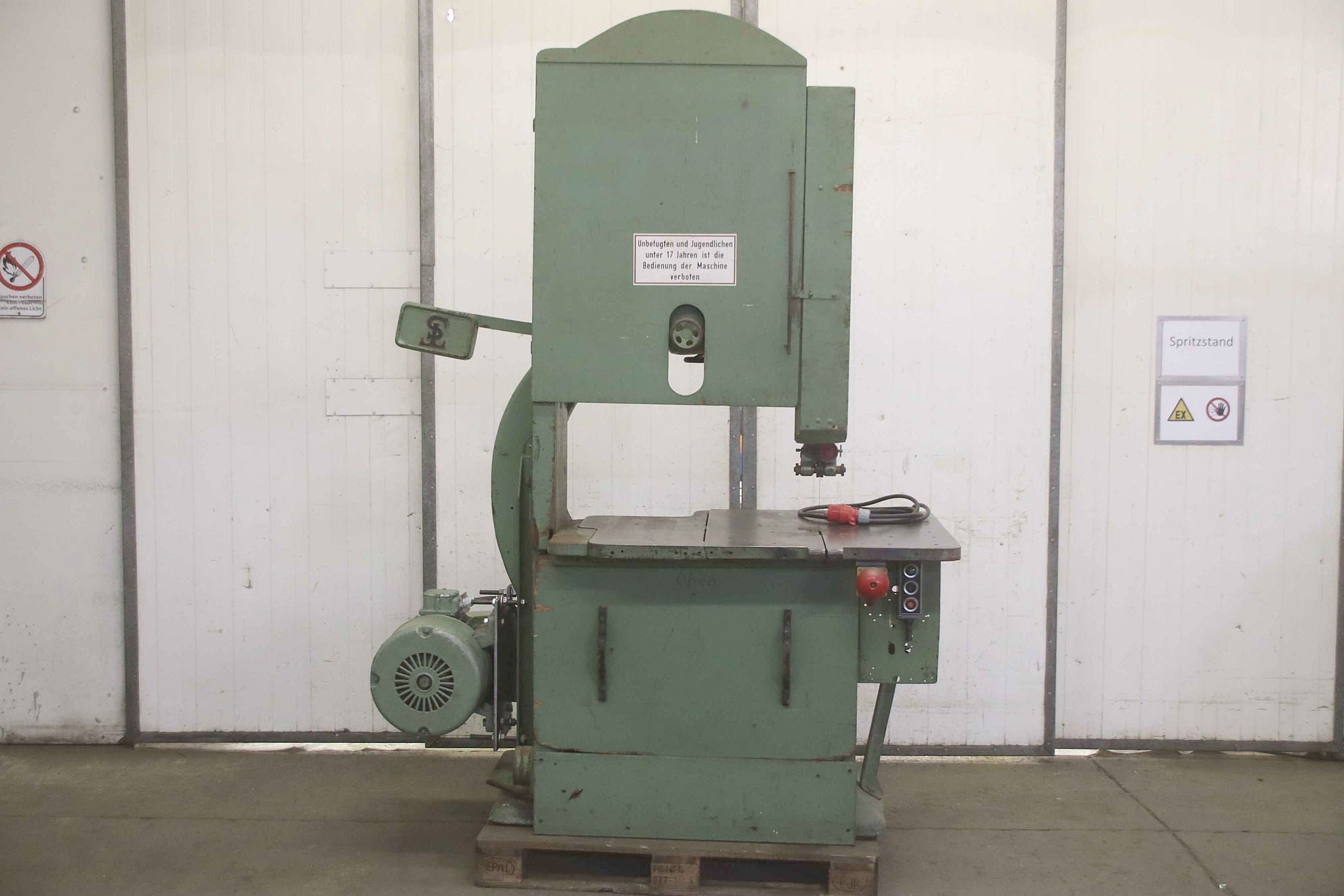 Holzbandsäge von unbekannt - 5,5 kW Ausladung 780 mm – Bild 8