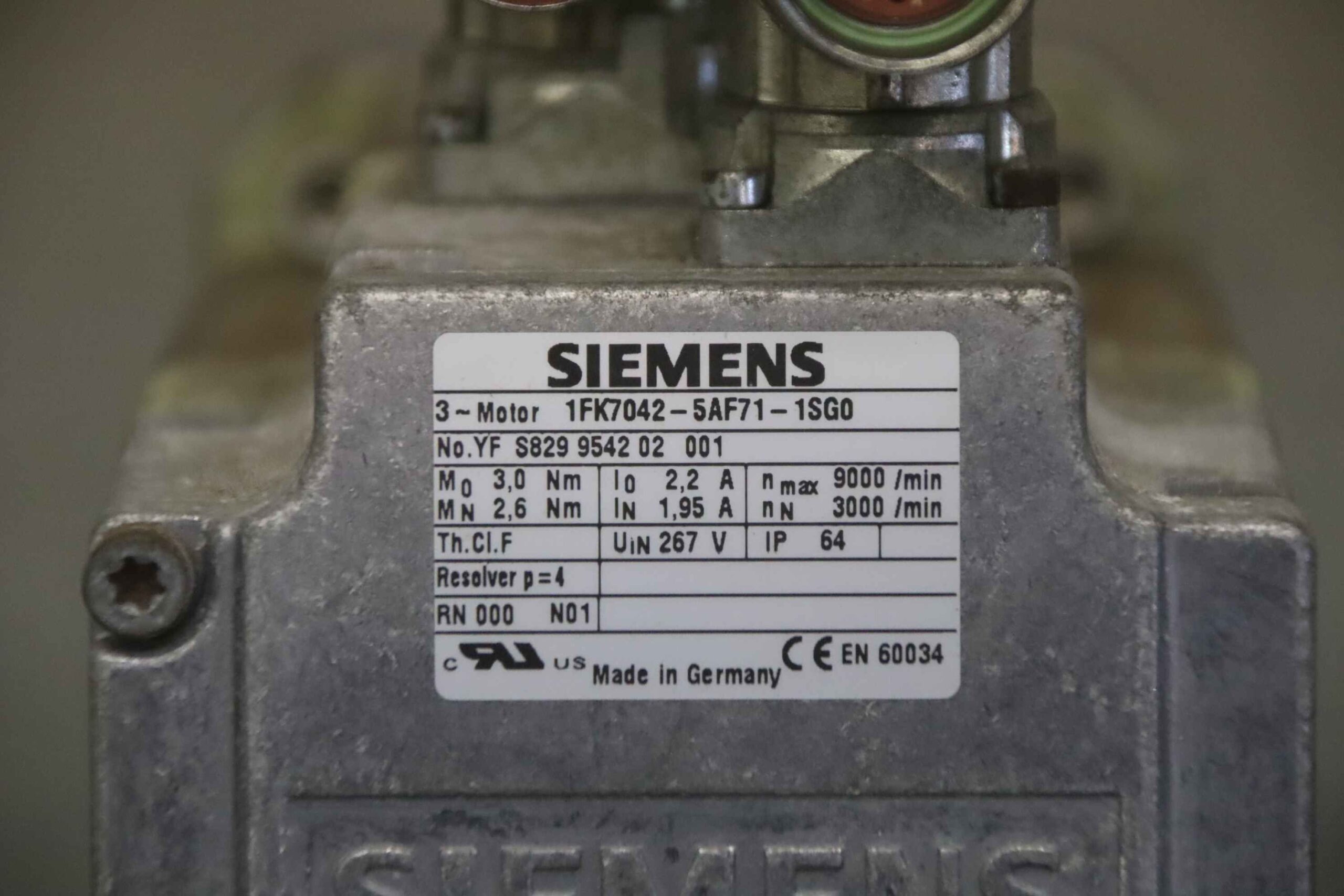 Servo-Getriebemotor von Siemens - 1FK7042-5AF71-1SGO – Bild 7