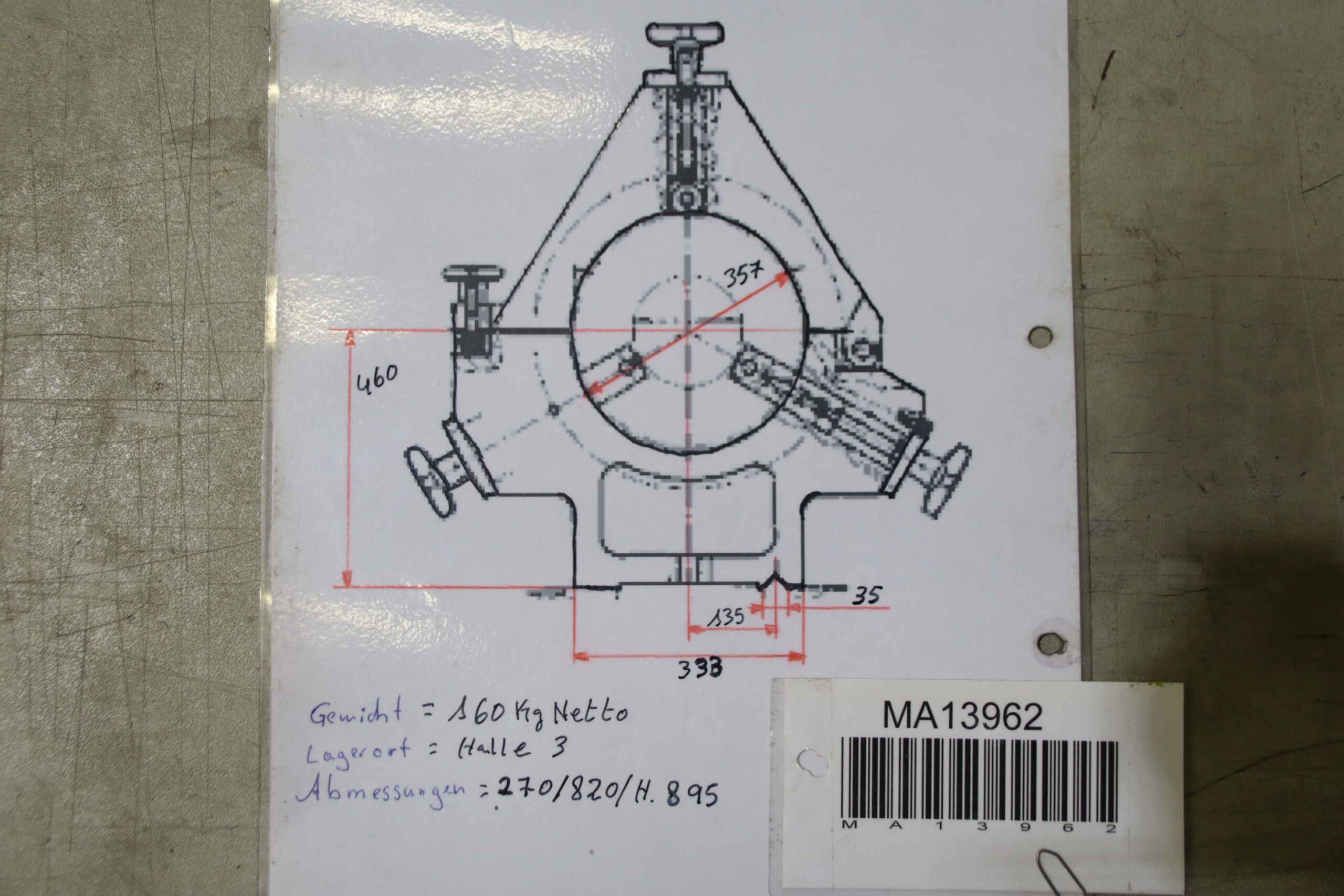 Lünette von Meuser - Durchmesser 350 mm – Bild 8