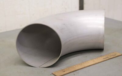 Alternative view of Edelstahlrohrbogen 90° DN150 von unbekannt - 168,3 x 2,6    1.4541