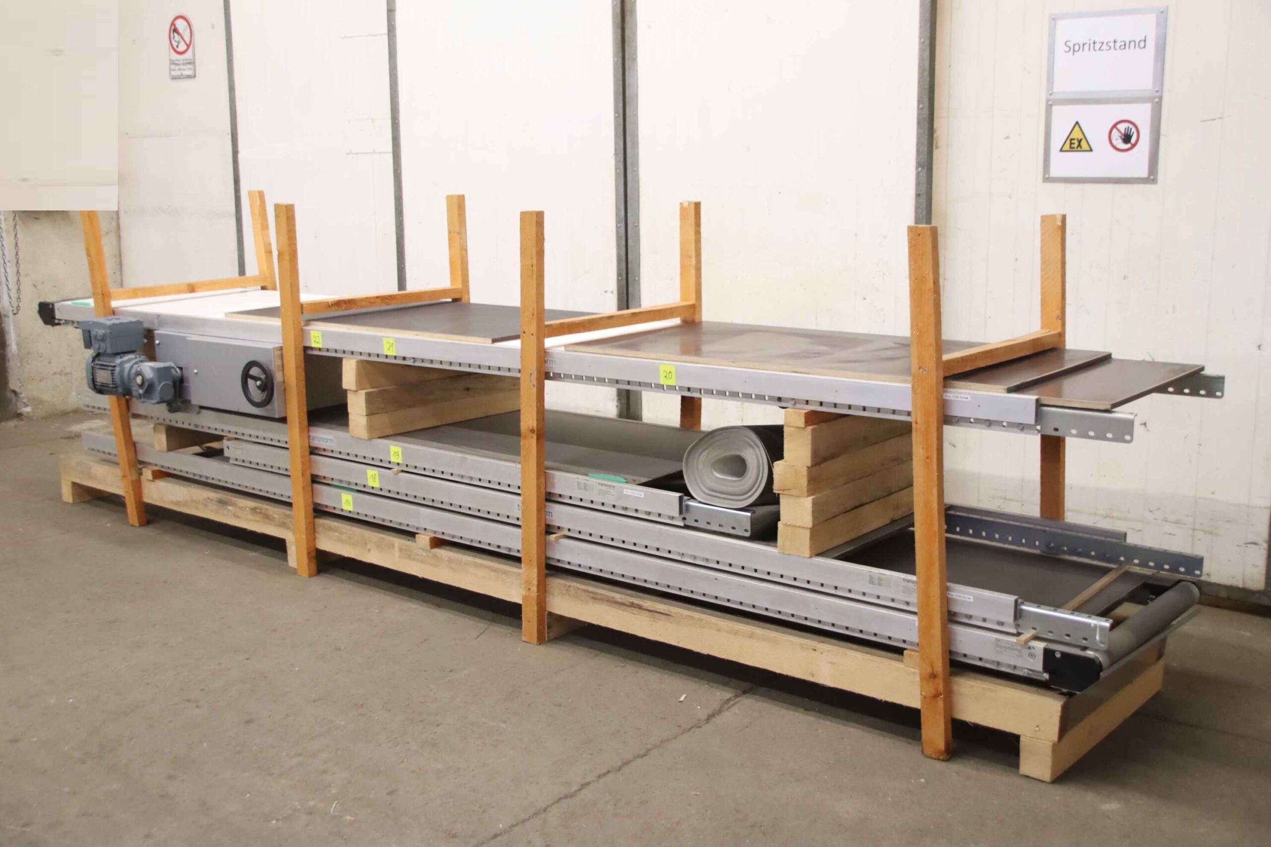 Förderband frequenzgeregelt von Transnorm - 1100 134000 x 600 mm