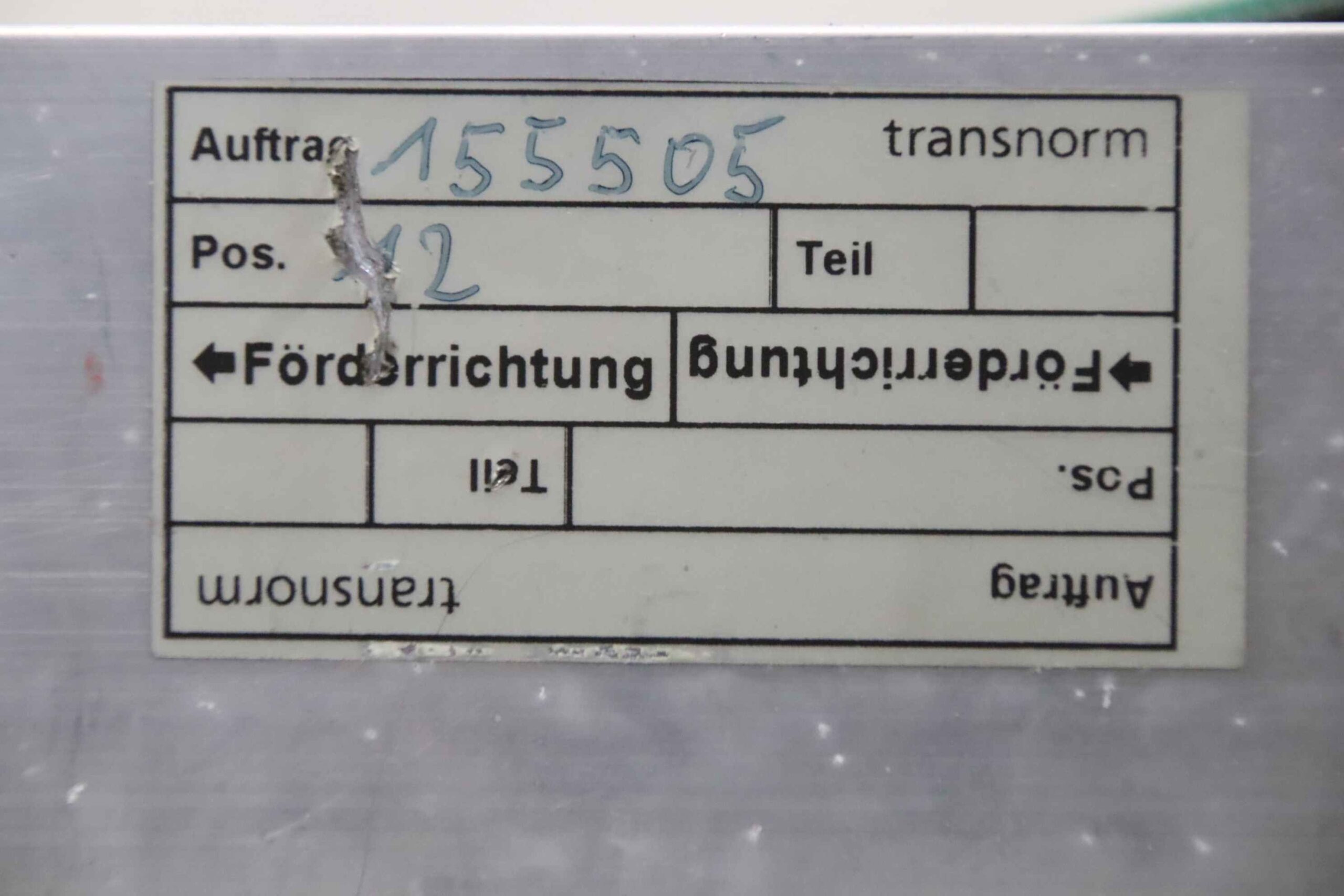 Förderband frequenzgeregelt von Transnorm - 1100 6000 x 600 mm – Bild 9