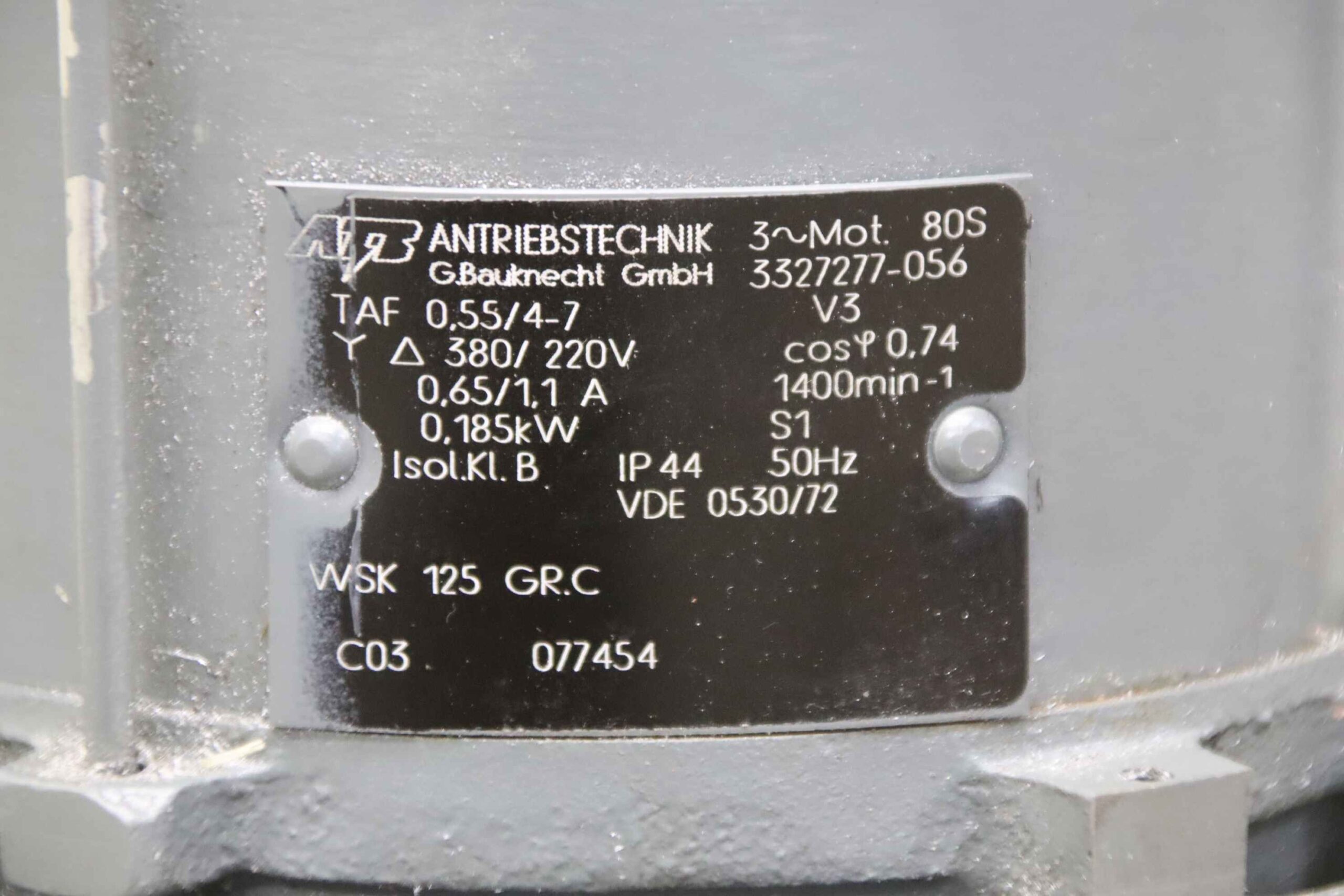 Elektromotor 0,185 kW 1400 U/min von ATB - TAF 0,55/4-7 – Bild 4