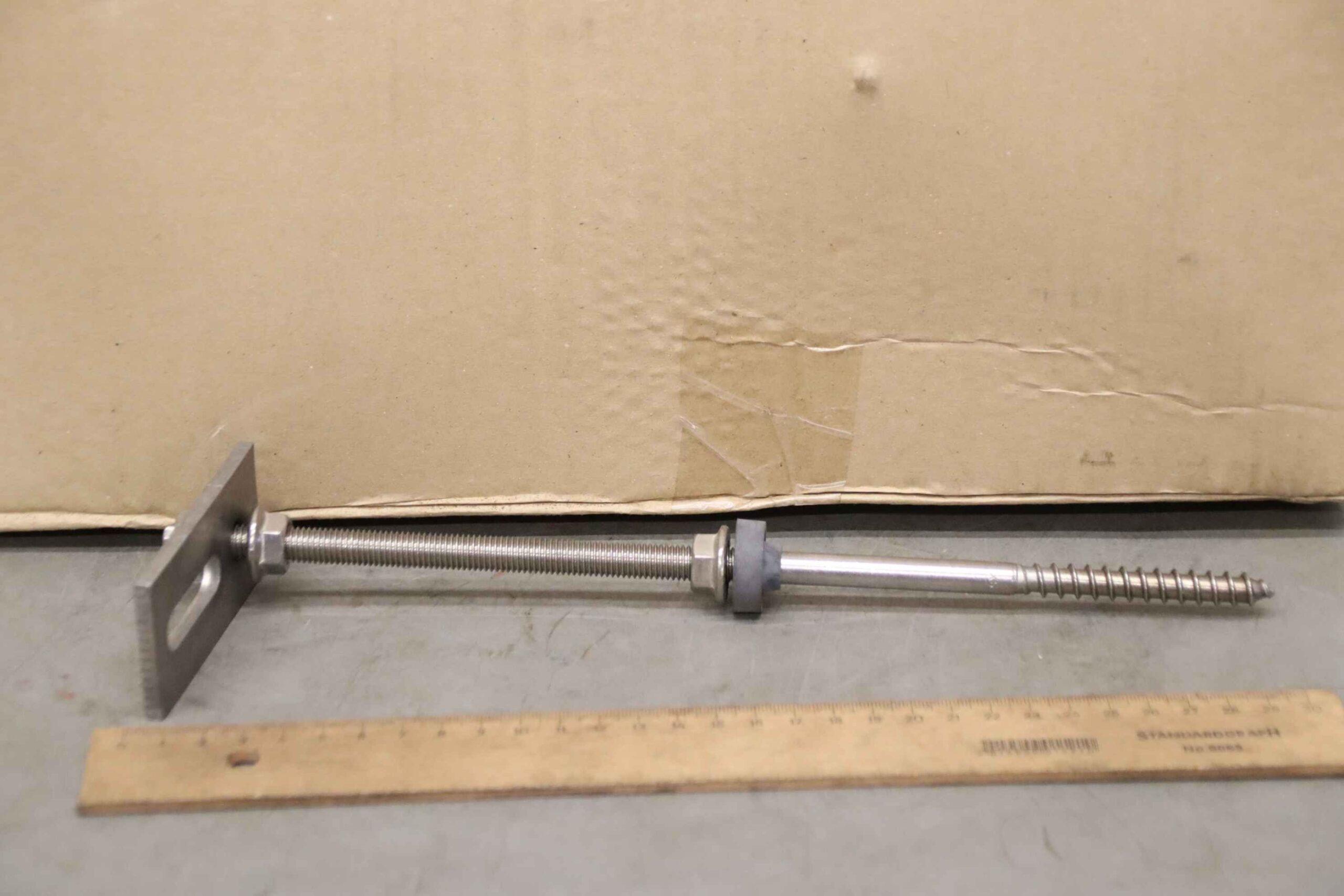 Solarbefestiger mit Adapterblech 50 Stück von unbekannt - M10 x 300 SW 7 – Bild 3