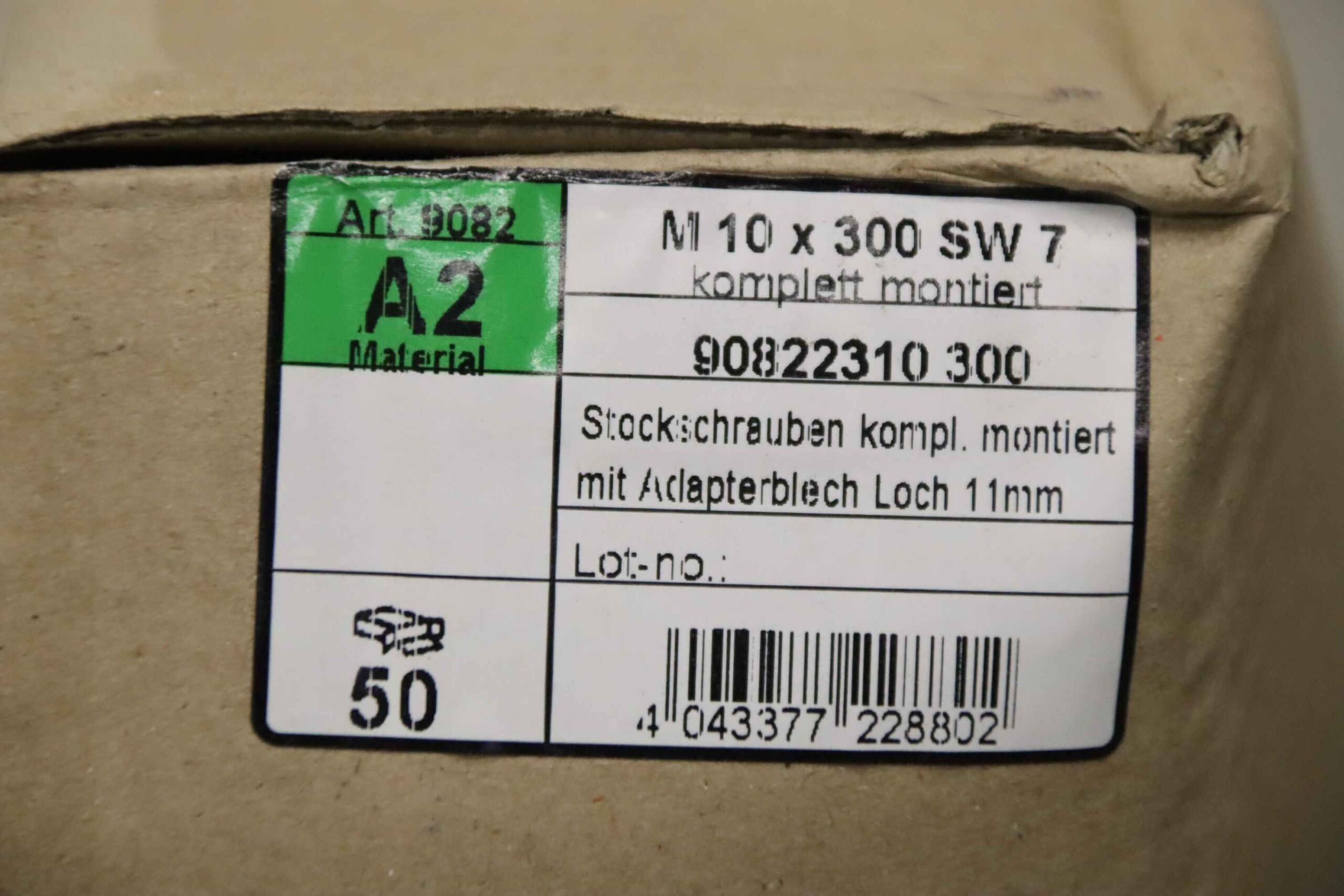 Solarbefestiger mit Adapterblech 50 Stück von unbekannt - M10 x 300 SW 7 – Bild 4