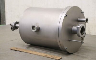 Abscheider Edelstahlbehälter von Edelstahl - Ø 248 x 435 mm