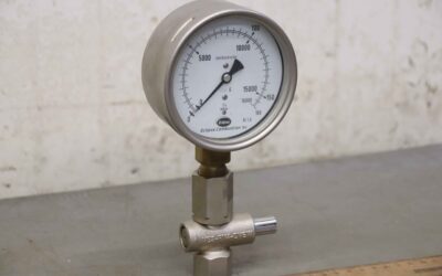 Alternative view of Manometer mit Druckknopfhahn von Eclipse - 0 bis 160 mbar  VE3-PN-DVGW