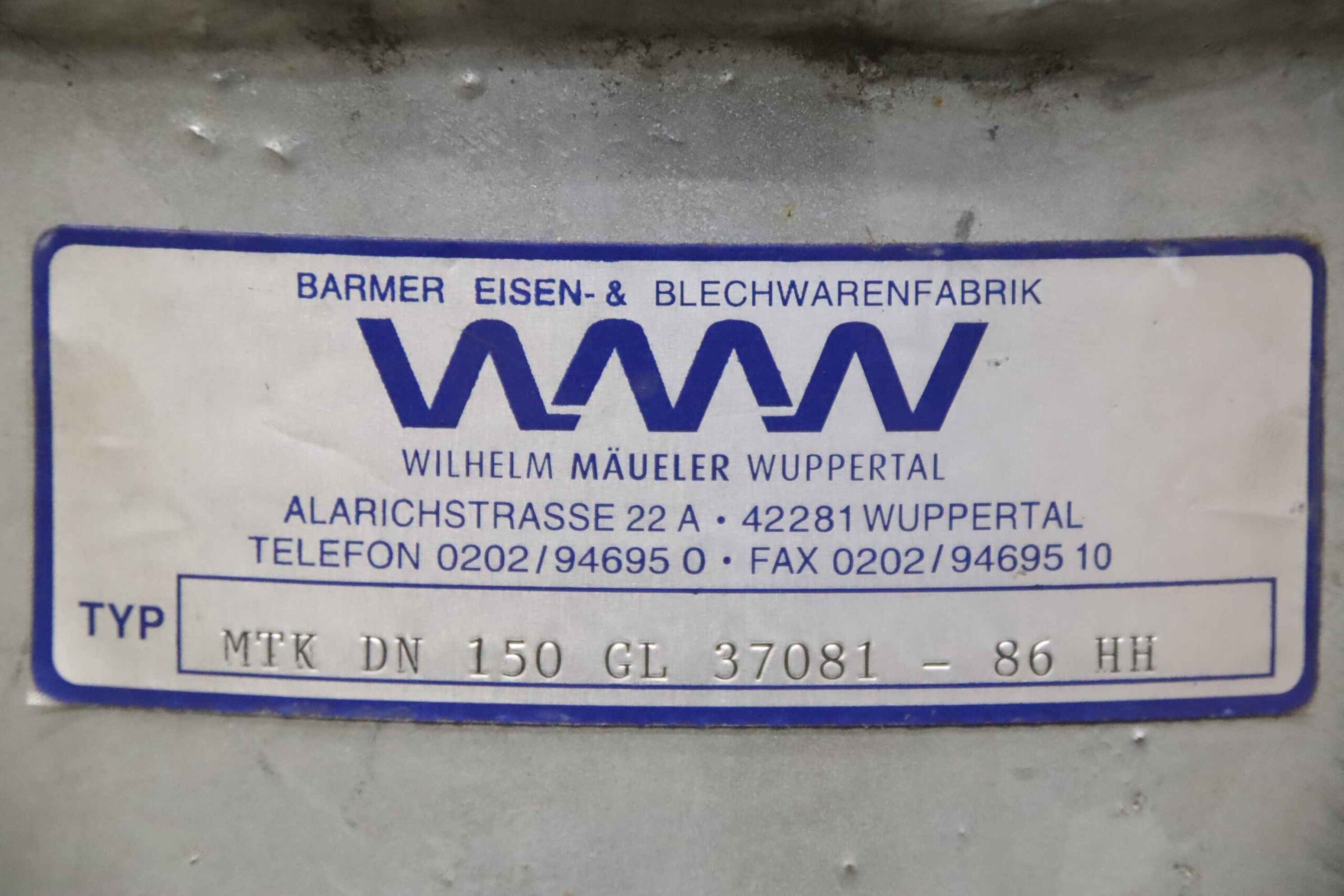 Lüfterkopf von WMW - MTK DN 150 GL 37081-86 HH – Bild 4