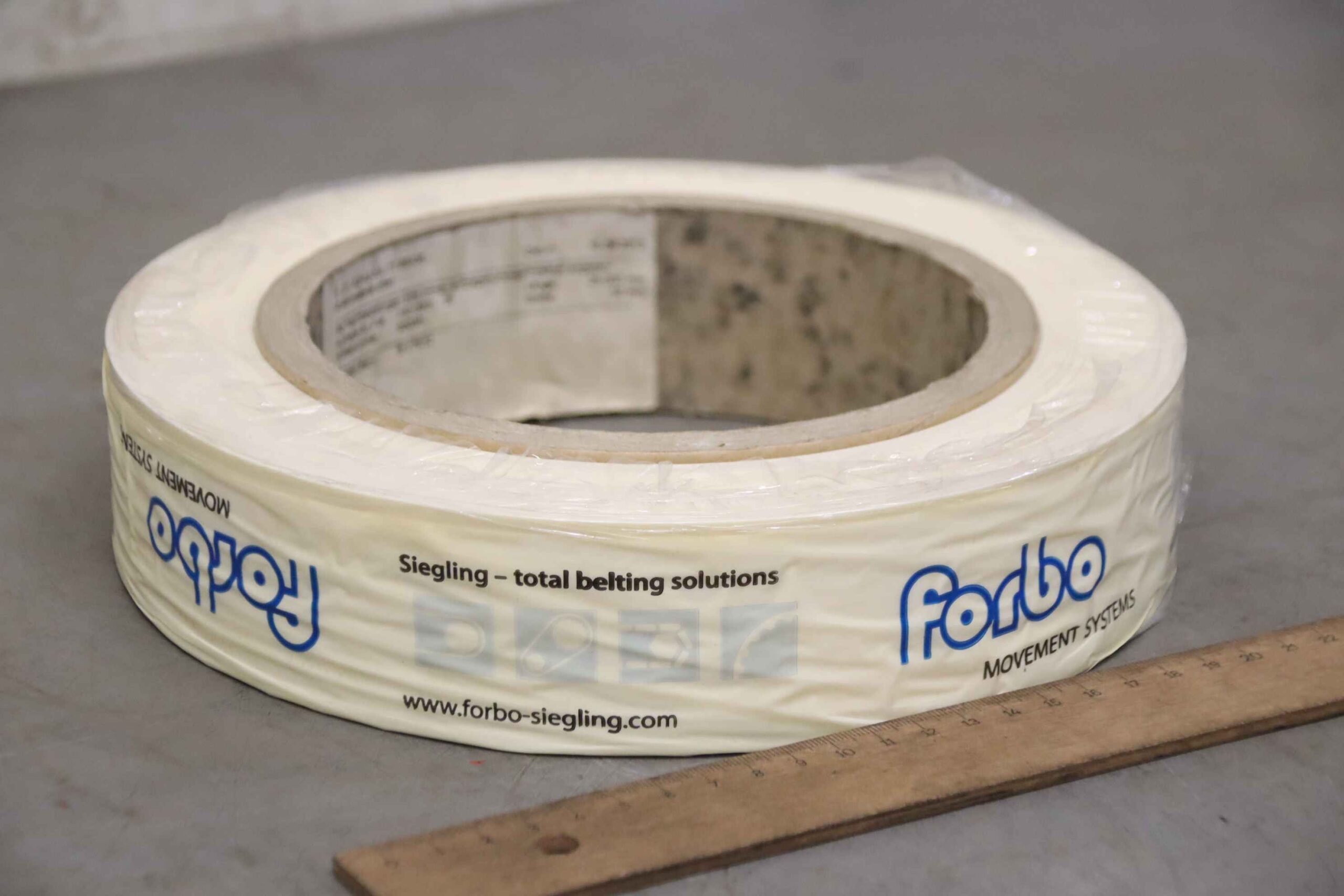 Förderbandgurt Breite 50 mm von Forbo Siegling - E 2/1 A2/A2-NA-TT Beige – Bild 2