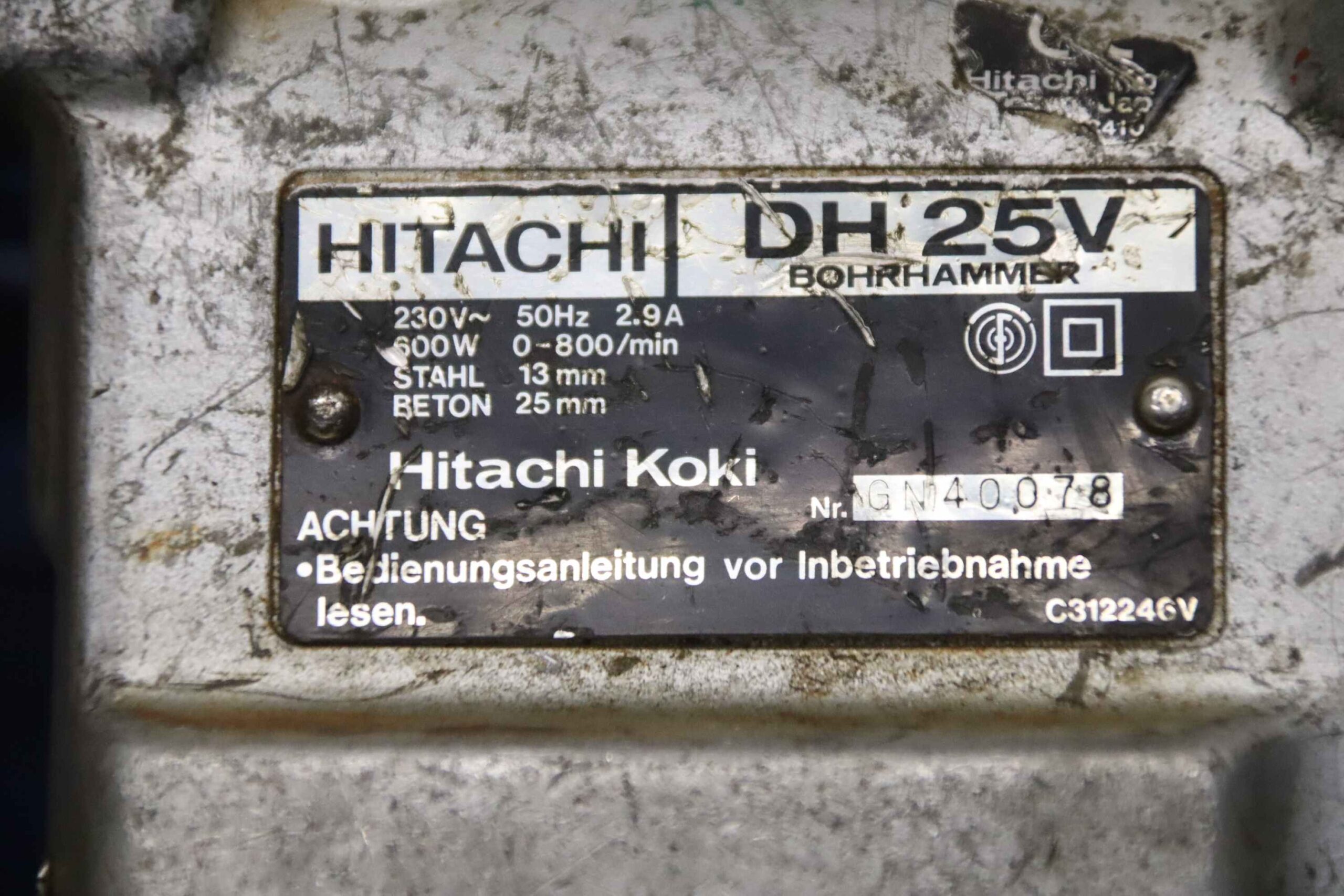 Bohrhammer von HITACHI - DH 25V – Bild 4