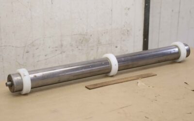 Alternative view of Förderbandrollen Transportrollen von unbekannt - Ø 65/89 x 820 mm