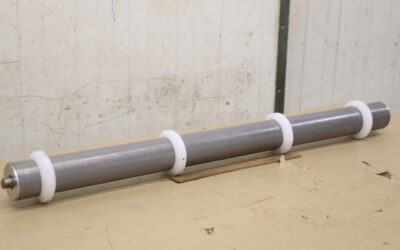 Alternative view of Förderbandrollen Transportrollen von unbekannt - Ø 65/89 x 920 mm