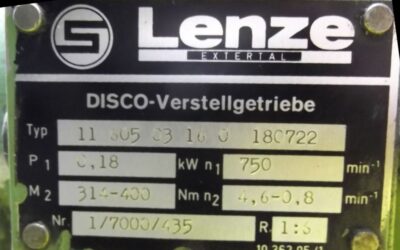 regelbarer Getriebemotor 0,18 kW 0,8-4,6 U/min von Lenze - 11605 0316 0 – Bild 6