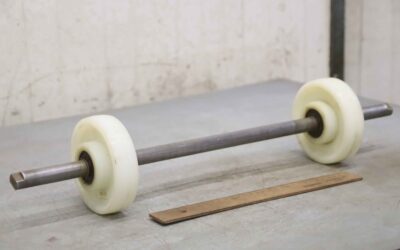 Alternative view of Förderbandrollen Transportrollen von unbekannt - Ø 120 x 390 mm